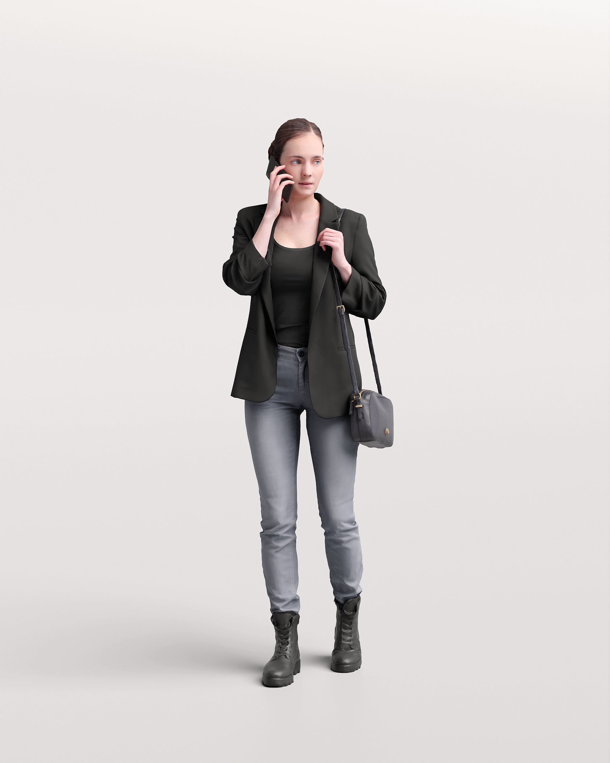 Posed 3D Model of Aga 2 (Standing)