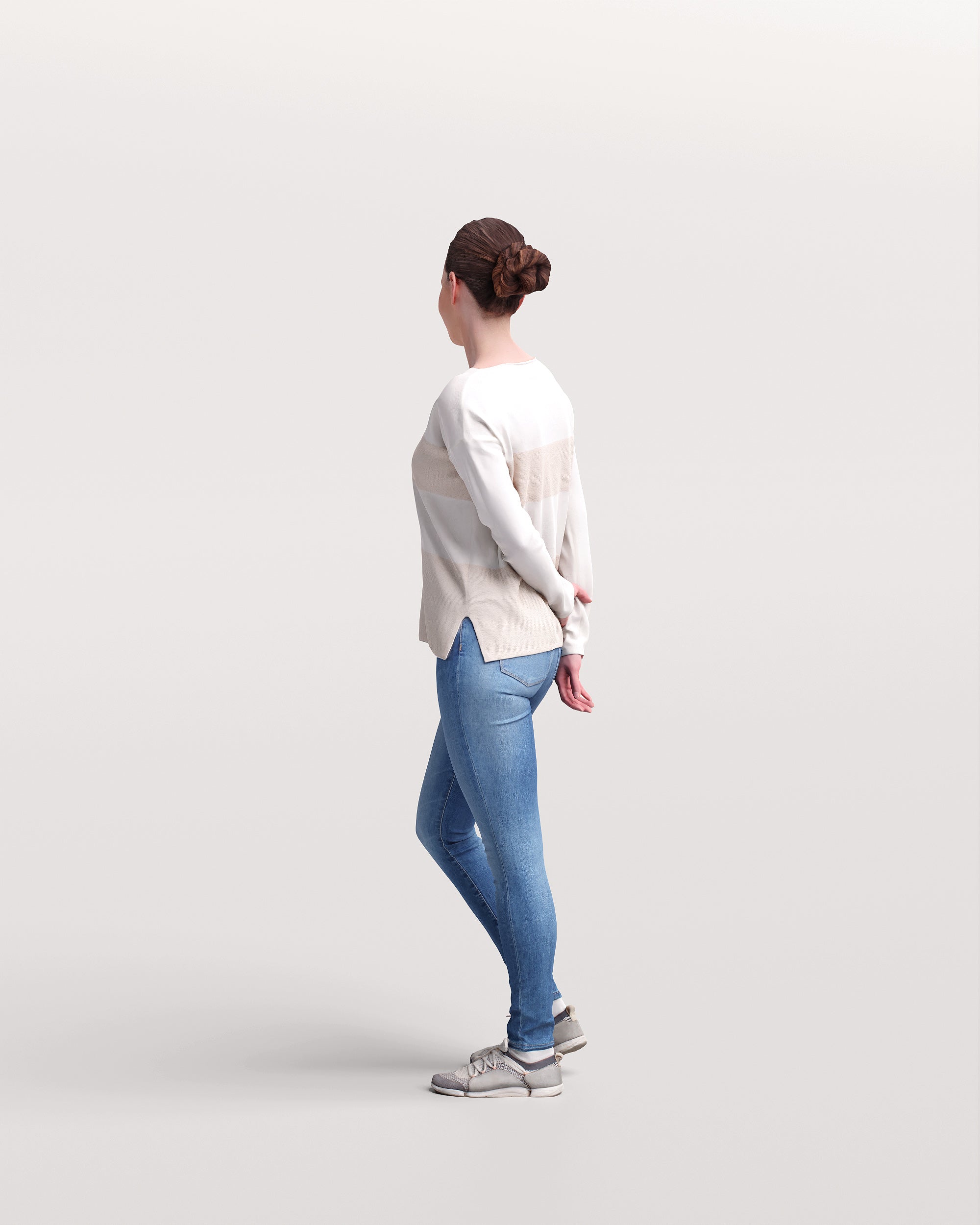 Posed 3D Model of Aga 4 (Standing)