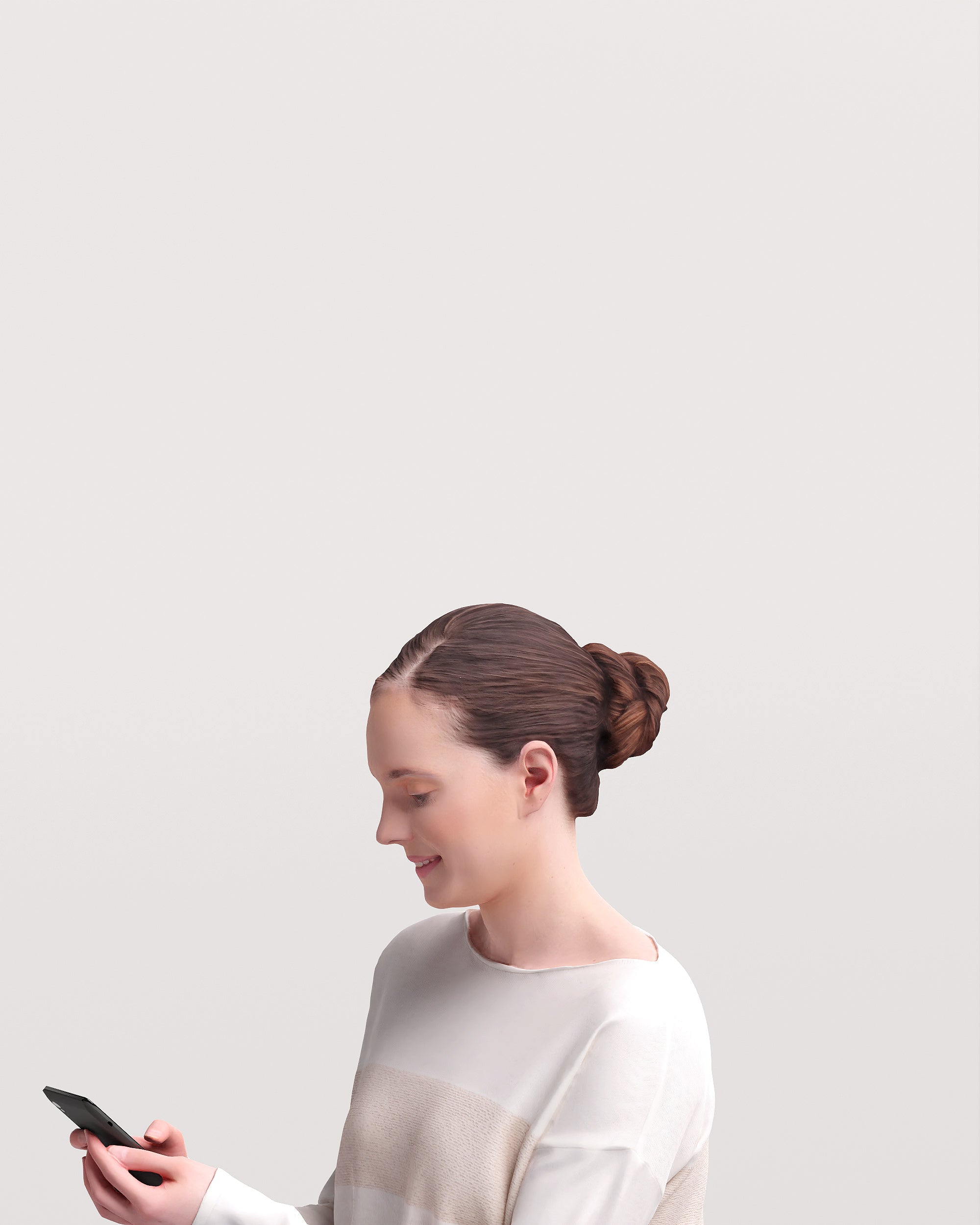 Posed 3D Model of Aga 6 (Sitting)