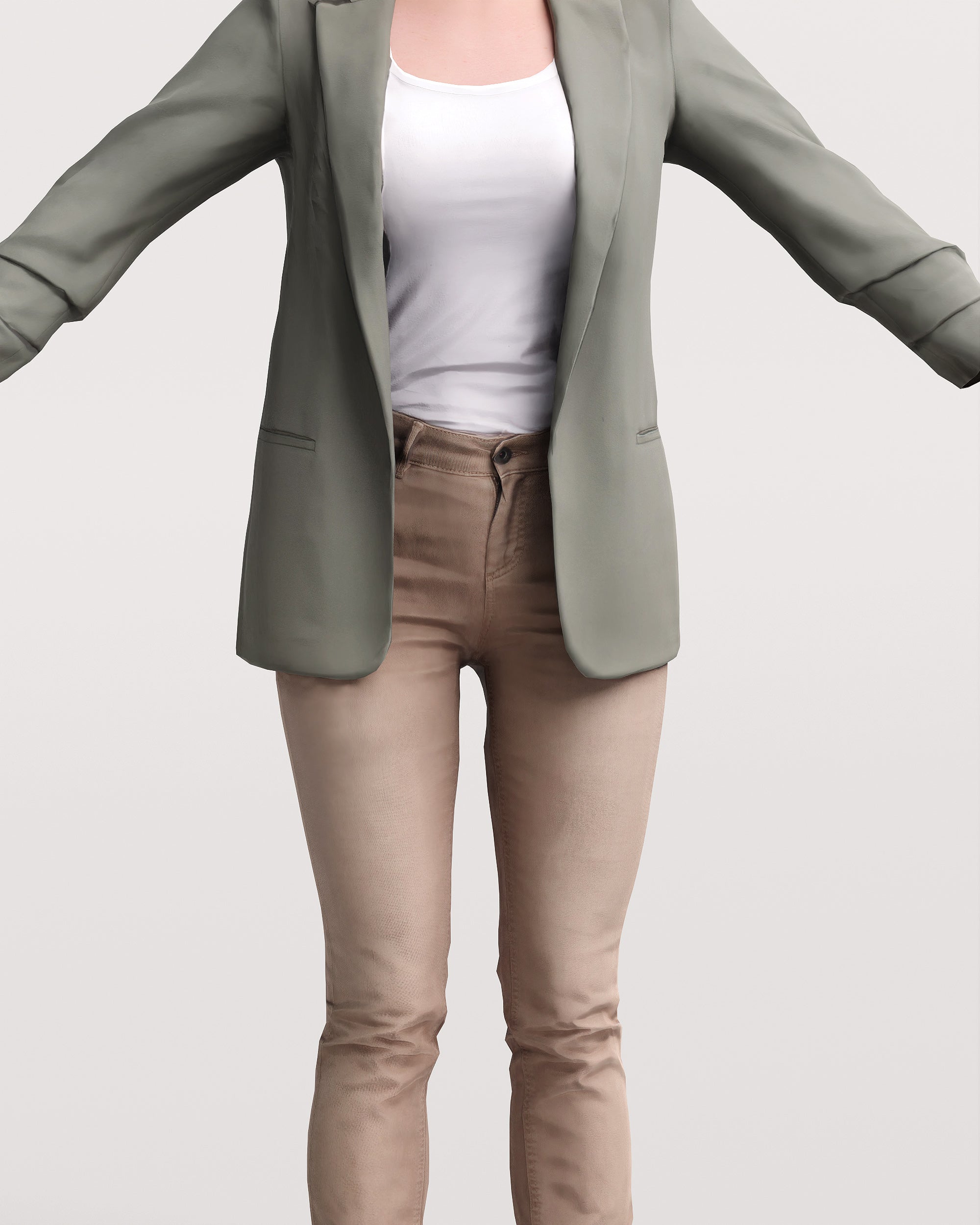 Rigged 3D Model of Aga 1