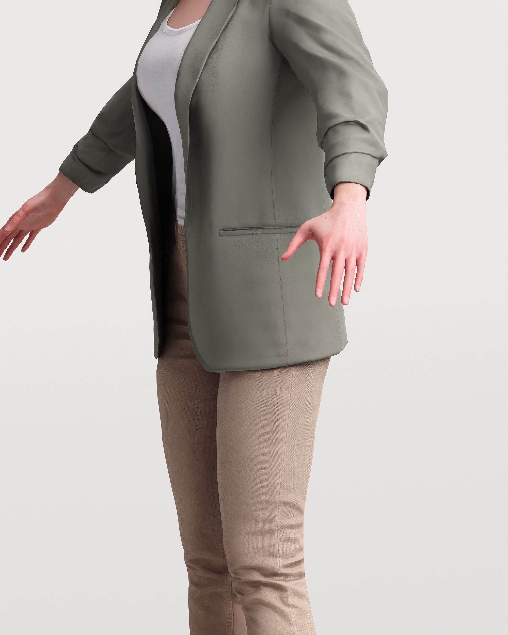 Rigged 3D Model of Aga 1