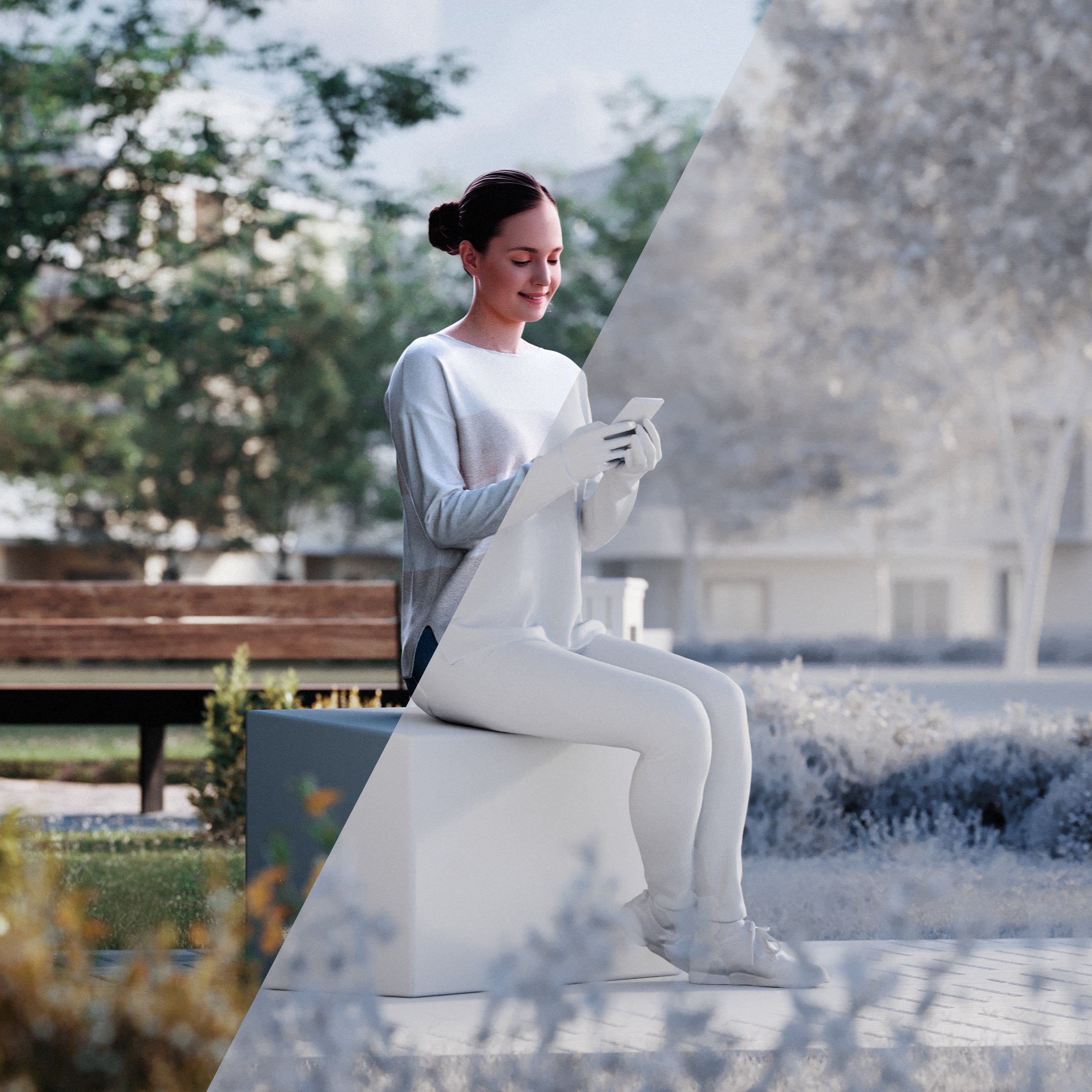 Posed 3D Model of Aga 6 (Sitting)